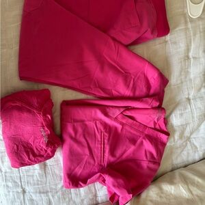 Bright Pink Scrub Set
